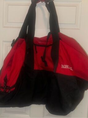 Pacific Trail Red and Black Duffel Bag